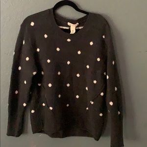 Polka dot sweater